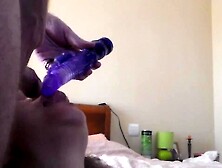 Jen is Blowing on Johns Prick and a Dildo