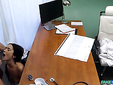 Faux clinic - doctor love fucking a hot russian in his office