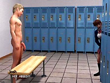 Exhibitionist Nerdy Girl Gets Fucked In Mens Locker Room