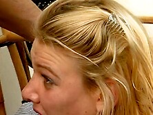 Juicy Blonde Deepthroats On Cock And Gets Fucked In The Asshole