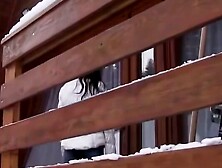 Snowed Into with a SexStarved 18 See as She Gets Pounded by Frosty Weather