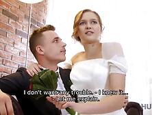 HUNT4K.  After wedding poor groom sells partners vagina to rich