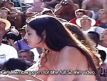Wild Wives Undress Undressed On Stage In Front Of Massive Crowd