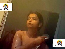 Hiddencam (fake) hotel bathroom video of Desi NRI Indian Bengali Bhabhi