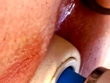 Double wand vibe hitachi insertion + tamiko massager on clit,  butt plug insertion,  multiple orgasms