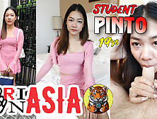 Thai Student - Super Cute 18+ Bangs Hard On First Date