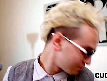 CUCK4K.  Professor’s wife is jumping on a large wang in front of her spouse