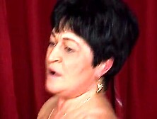 OMG! Breasty grandma screws in the house of prostitution