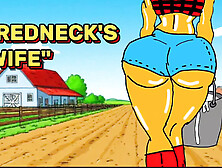 Redneck's Wife.  Cartoon.  Animation