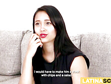 Latina Beauty Gives The Sloppiest Of Blowjobs Before Real Rough Anal