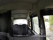 Huge Tits American Blonde Bangs In British Fake Taxi