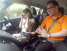 Asian Hooker Blowjob Car,  Fake Taxi Asian Girl