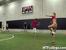 Girls Strip And Fuck At Dodgeball Tournament