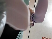 Pantyhose hanged 124