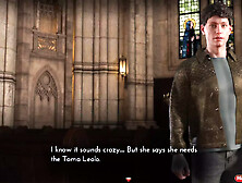 mom and his boy secret in church