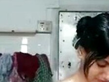 Beautiful Girl Recorded Herself Nude Bathing For Boyfriend