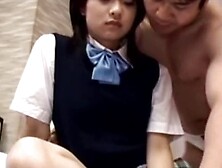 Schoolgirl Saotome gets fucked hard