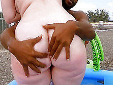 Black Dude Gets A Massive White Ass