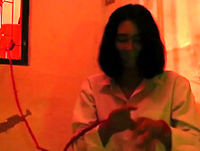 Thai Girl Silver Tape Gagged