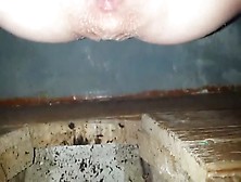 Creampied Babe Shitting Slowly