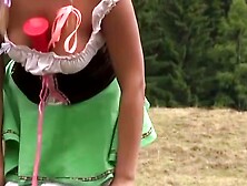 Tessas Tantalizing Tirol Tease A Brazen Blondes Barely Legal Bash