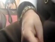 Train masturbation next to a hot Asian woman