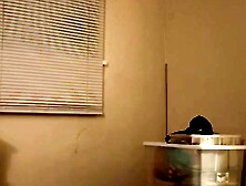 Cumming all over desk to Mia Khalifa