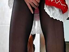 Crossdresser Cumshot