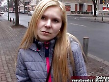 Normal German Teen Persuaded To Have Sex On The Street