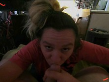 Homemade Wifey Gives Great Head And Sucks Spunk