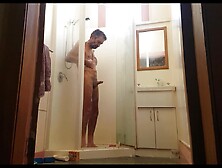 Nudist Steves Hot Cock In Shower