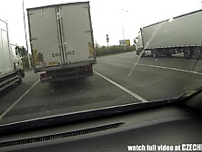 CZECHBITCH - Blond Street Wench Drilled in Car