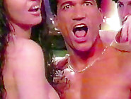 Erotic group striptease on spanish television