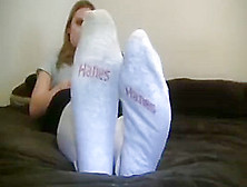 Amazon Size 13 Feet Sock Removal