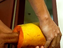 Papaya dude naturist pure nudism fruit