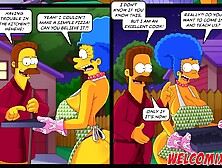 The most good melons and booties in adult toons! Simptoons,  Simpsons comics!