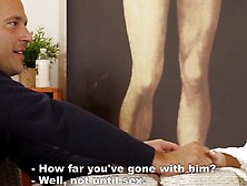 Brunette Bombshell Alissa Gubinia - Hardcore Sex with Intense Climax