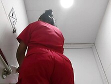 Naughty Nurse And Patient Secretly Record In Public Restroom