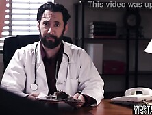 Aged sexually excited doctor rails large melons curvy mother I'd like to fuck hardcore in his office