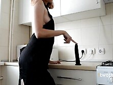 LUSTY HOUSEWIFE'S FANTASY ABOUT ROUGH DICK. DREAMS COME TRUE!