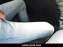 Latinleche - Sweet Boy Sucks Cameraman’S Cock In A Car For Some Cash