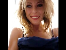 MILF Squirts In Public Restroom At Restaurant