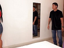 I share a hotel daybed with my stepmother.  Surprise! Her twat was just like I dreamed it would be.