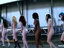 Missy Minks, Coffee Brown And Anna Pierceson In Day 1- Seven Slave Intake