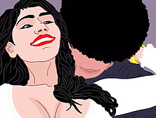 18+ Desi Sexy Indian Bhabhi - Mia Khalifa's Big Ass fucked by BBC - Anal Sex - Hindi Audio - Animated Cartoon Porn