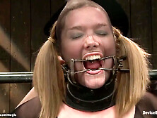 Busty Bound Lesbian In Extreme Devices