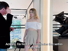Student and Teacher have Hot Sex. Tricky Professor Fucked Cute Blonde (milka...