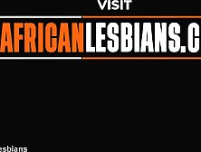 Youthful Black Lesbian babes Masturbating Sextape