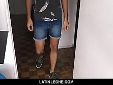 Latinleche - Cute Latino Hipster Gets A Sticky Cum Facial