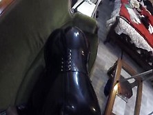 Miss Maskerade Rubber Catsuit Bondage Bj For Master Sam Desmond